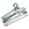 Japanese-style household seamless anti-slip clothes hanger, plastic clothes hanger, dormitory balcony clothes hanging, clothes drying rack, custom wholesale Item Picture